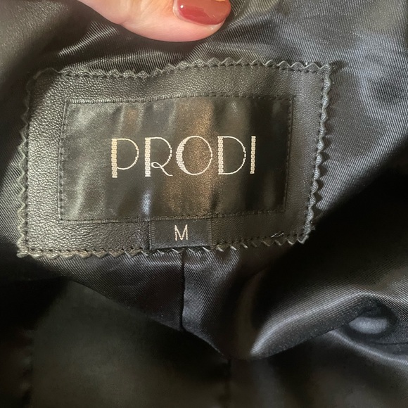 Genuine Leather Blazer - Picture 3 of 5